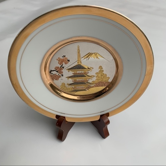 Art of Chokin 24K Gold Trim Decoration - Picture 1 of 6